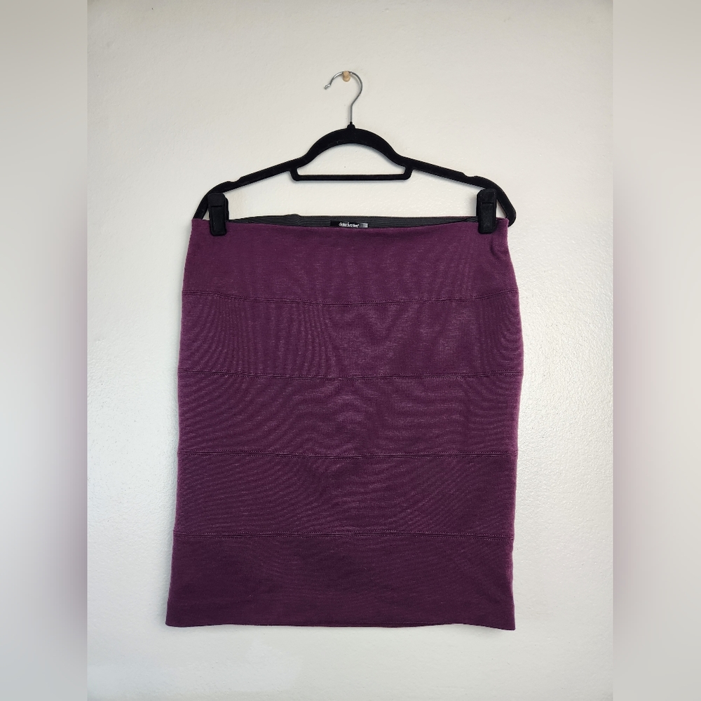 Daisy Fuentes Women's Purple Pencil Skirt